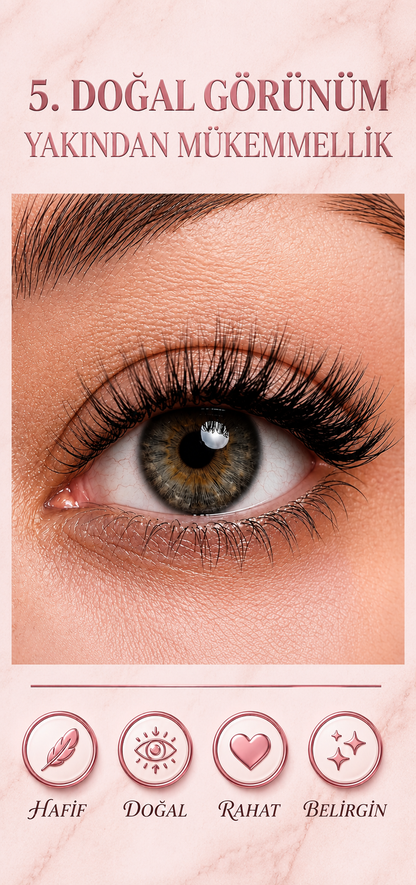 Lanoria Beauty Kirpik Seti + Uygulama Kiti