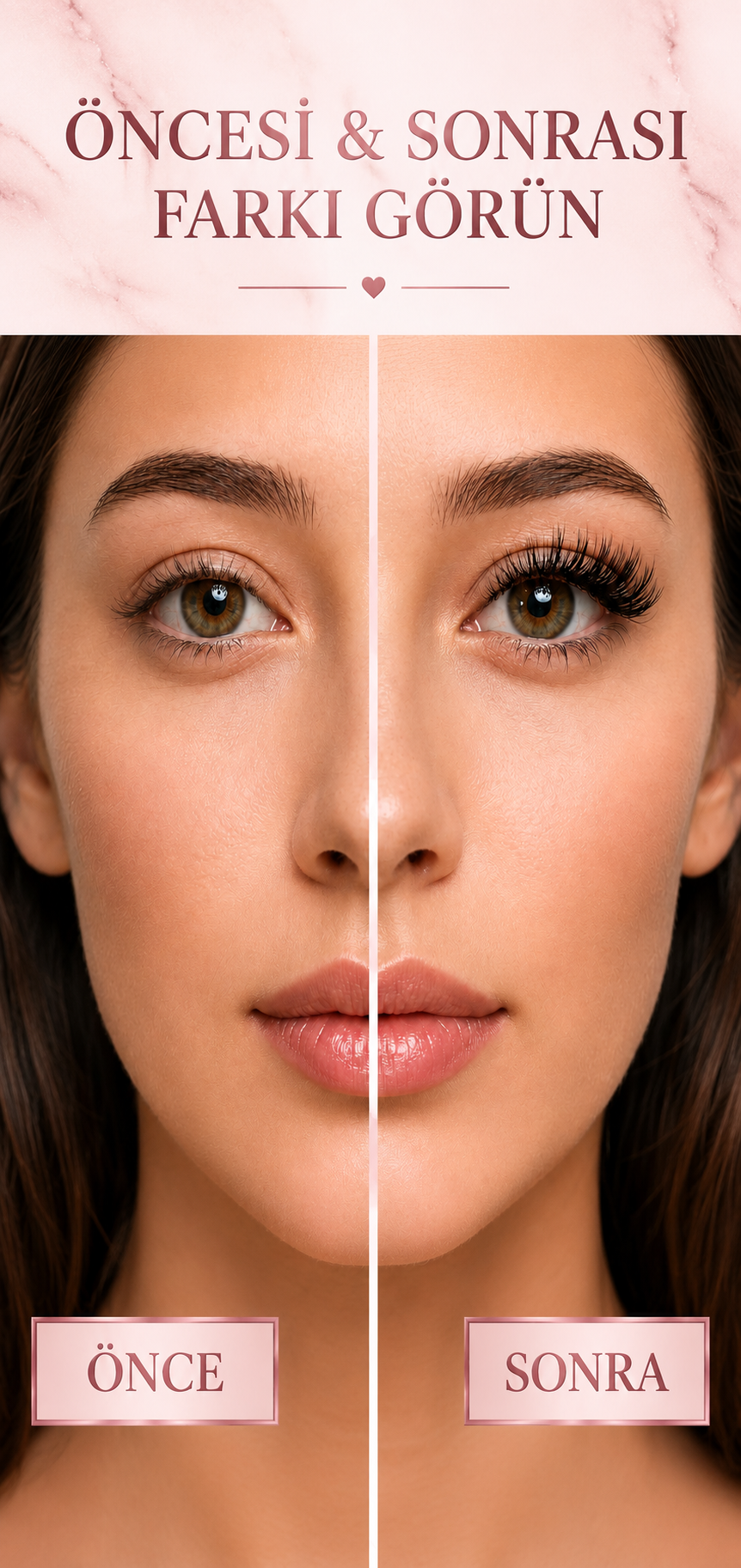 Lanoria Beauty Kirpik Seti + Uygulama Kiti
