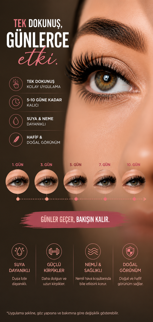 Lanoria Beauty 10 Gün Kalıcı Kirpik Seti